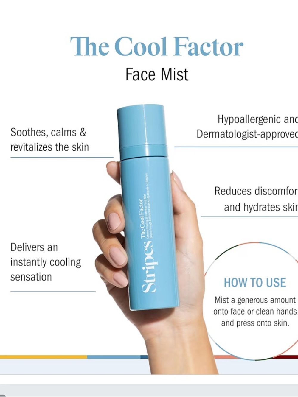 Strips The Cool Factor  Ectoine  Cooling & Calming Face Mist